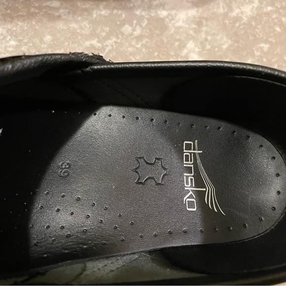 Dansko XP Metallic Striped Professional Clogs - Womens Size 39 (US Size 8.5-9) - Picture 8 of 9